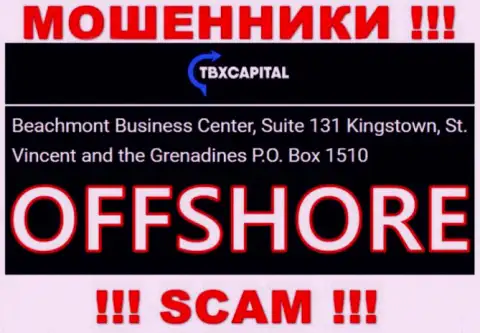 TBX Capital - это МОШЕННИКИTBXCapital ComСпрятались в офшоре по адресу: Beachmont Business Center, Suite 131 Kingstown, Saint Vincent and the Grenadines