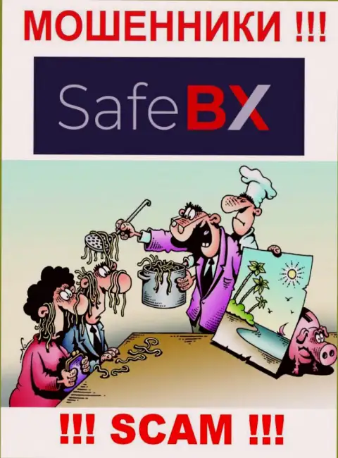 Пользуясь наивностью лохов, SafeBX заманивают доверчивых людей в свой разводняк