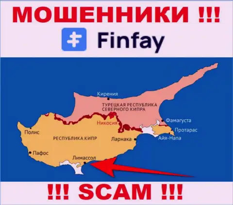 Находясь в оффшоре, на территории Cyprus, FinFay ни за что не отвечая оставляют без средств лохов